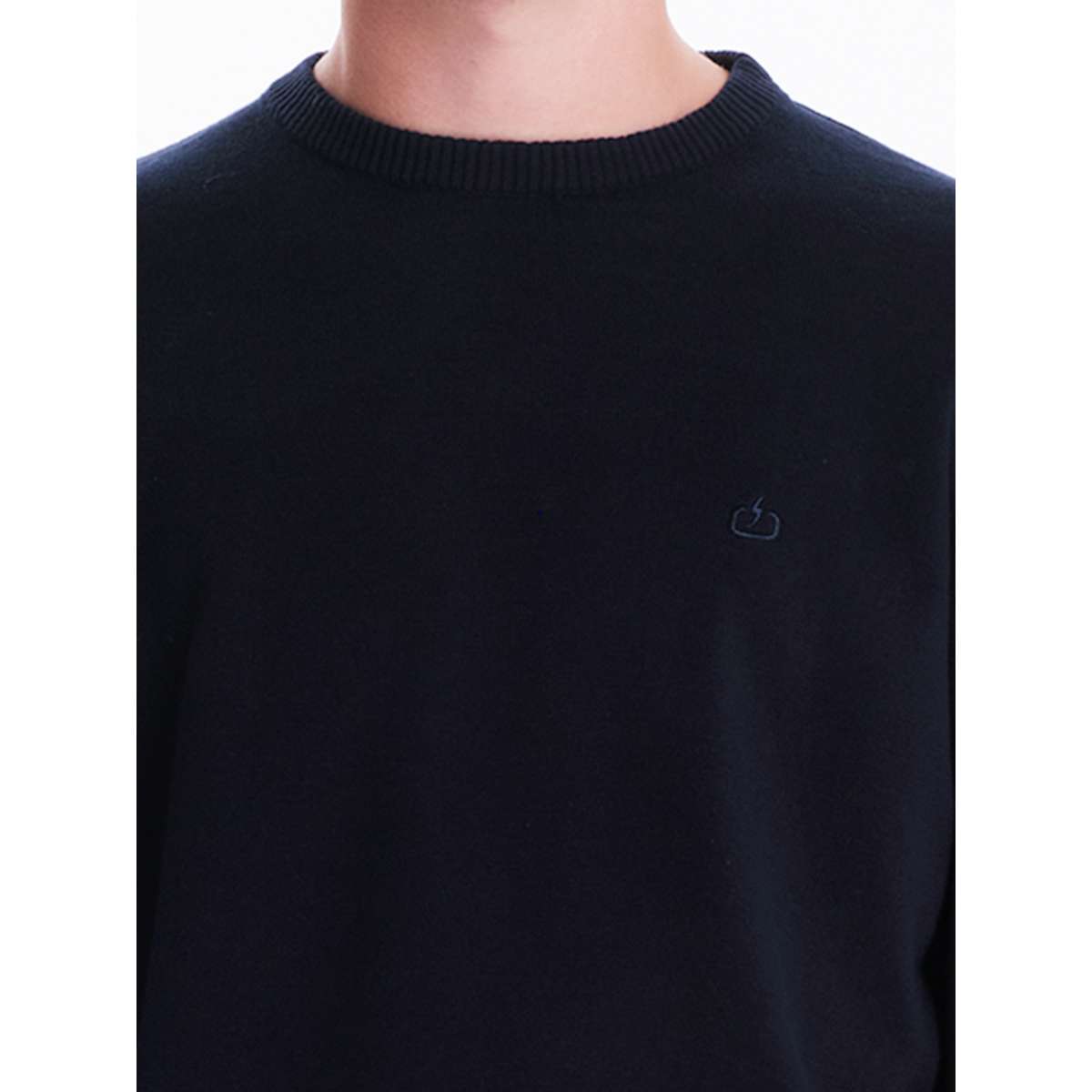 EMERSON MEN’S REGULAR FIT COTTON KNIT SWEATER 242.EM70.90 NAVY BLUE - Μπλε - M