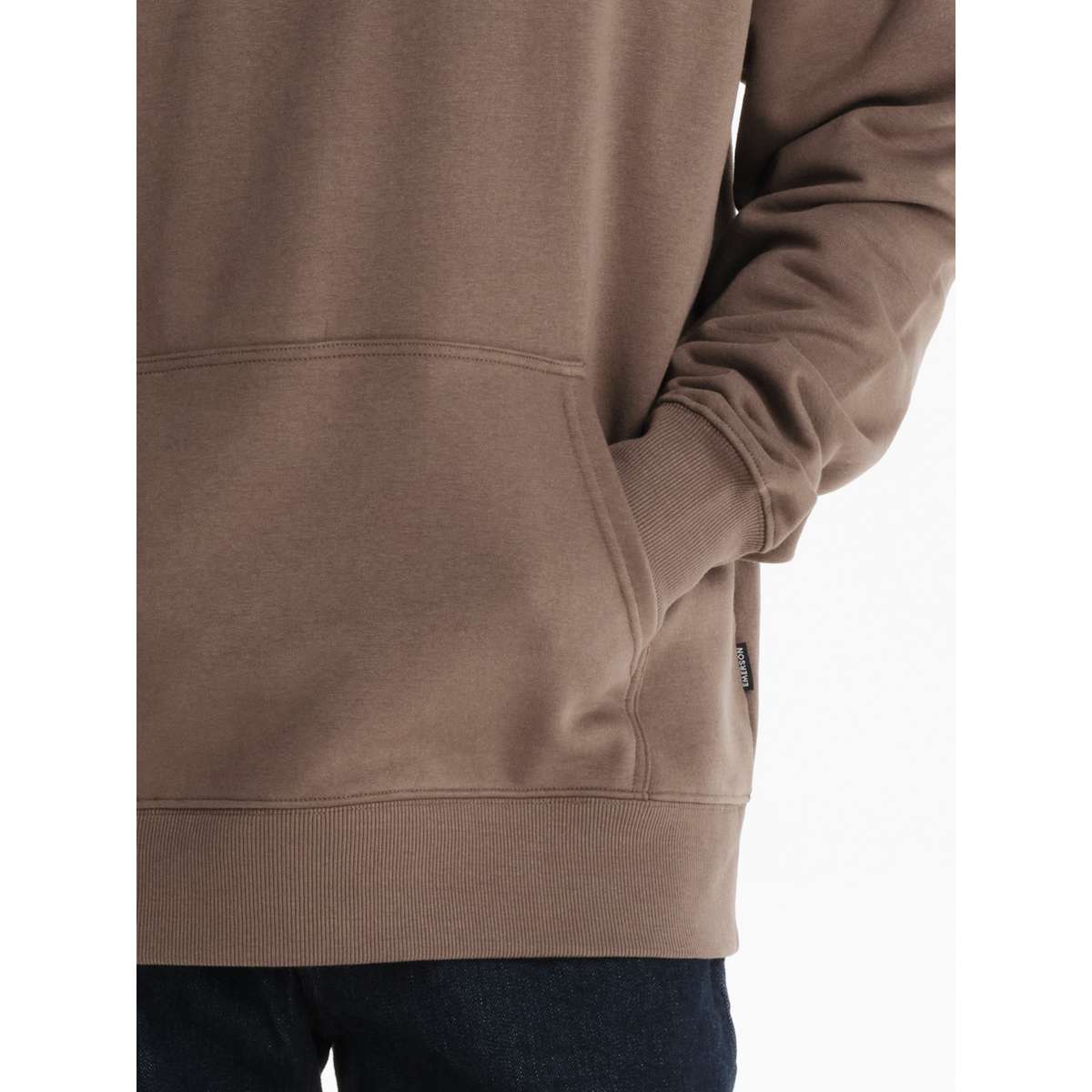 EMERSON MEN΄S REGULAR FIT COTTON LOGO SWEATSHIRT HOODIE 242.EM20.23 OLIVE GREEN